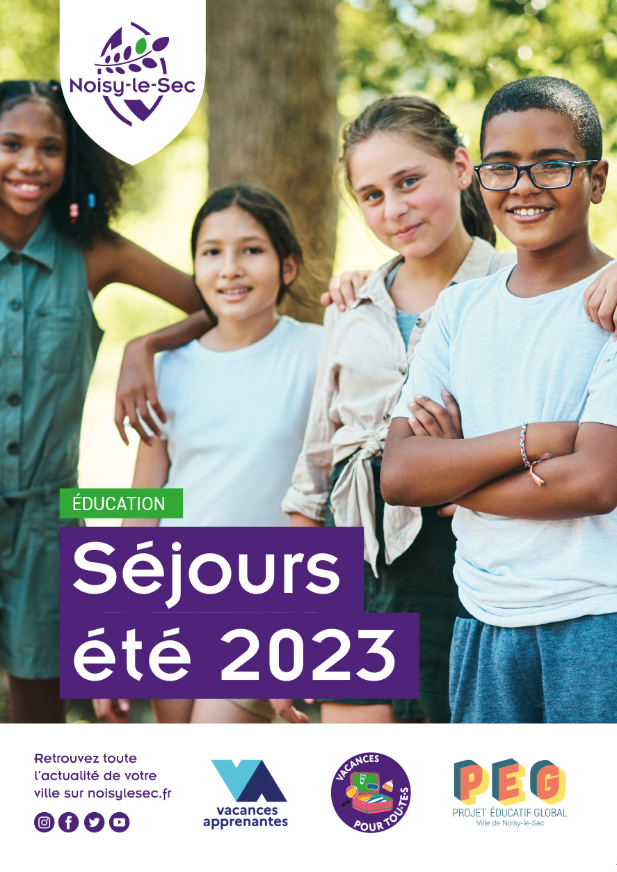 Séjours été 2023 Enfance Noisy le sec